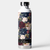 PixDezines Waterverf Flowers DIY Achtergrond Waterfles (Links)