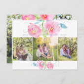 PixDezines Waterverf Flowers, Garden Rozen Briefkaart (Voorkant / Achterkant)