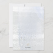 PixDezines Waterverf geborsteld Baptisme 1st Birth Kaart (Achterkant)