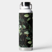 PixDezines Waterverf Green Gold Eucalyptus Waterfles (Achterkant)