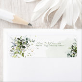 PixDezines Waterverf Greenery Blue Gum Eucalyptus Etiket (Insitu)