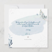 PixDezines Waterverf groen dank u Kaart (Achterkant)