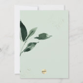 PixDezines Waterverf Groene Krans Kaart (Achterkant)