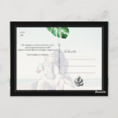 PixDezines Waterverf Groenery, Bewaar de datum Briefkaart (Achterkant)