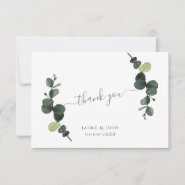 PixDezines Waterverf Gum Eucalyptus Branches Opmer Notitiekaartje