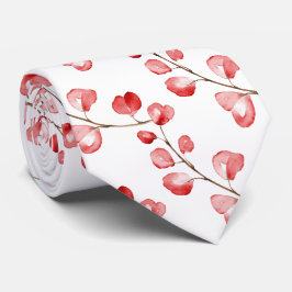 PixDezines Waterverf Herfst Kleur Eucalyptus Stropdas