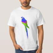 PixDezines waterverf macaw T-shirt (Voorkant)