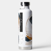 PixDezines Waterverf Moderne Abstracte regeling Waterfles (Rechts)