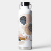 PixDezines Waterverf Moderne Abstracte regeling Waterfles (Voorkant)