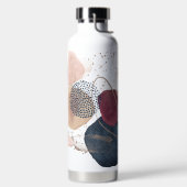 PixDezines Waterverf Moderne Abstracte regeling Waterfles (Links)