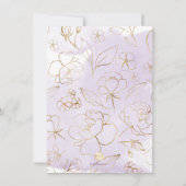 PixDezines Waterverf Paars Gum Brunch Bubble Kaart (Achterkant)