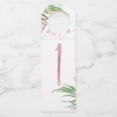 PixDezines Waterverf Palm Fronds, Griekenland Flessenhanger (Achterkant)