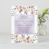 PixDezines Waterverf Patel Rozen Peach Cream Kaart (Staand voorkant)