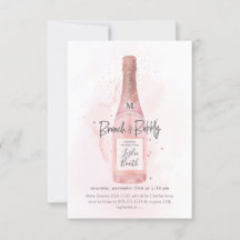 PixDezines Waterverf Pink Champagne Brunch Bubble