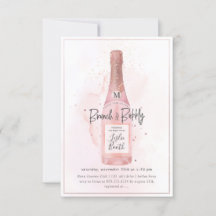 PixDezines Waterverf Pink Champagne Brunch Bubble