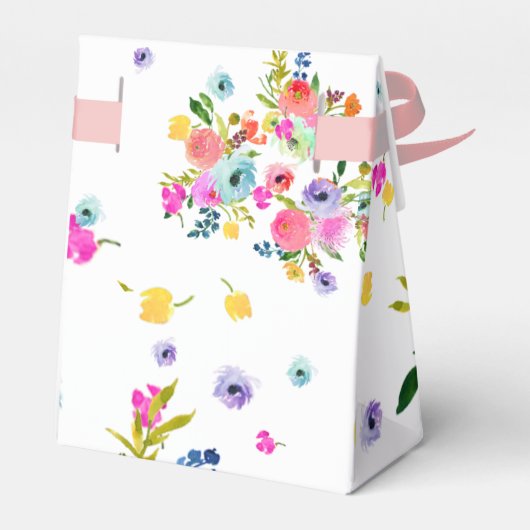 PixDezines Waterverf Ranunculus Bedankdoosjes (Achterkant)