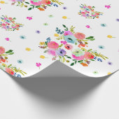 PixDezines Waterverf Ranunculus | DIY-achtergrond Cadeaupapier (Hoek)