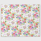 PixDezines Waterverf Ranunculus | DIY-achtergrond Cadeaupapier (Vlak)