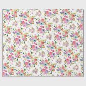 PixDezines Waterverf Ranunculus | DIY-achtergrond Cadeaupapier (Vlak)