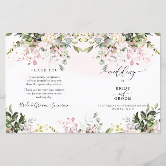 PixDezines Waterverf Roze Eucalyptus (Voorkant)