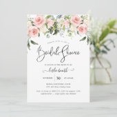 PixDezines Waterverf Rozen Bruidsmeisjesfeest Kaart (Staand voorkant)
