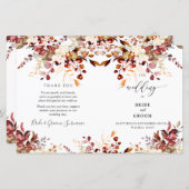 PixDezines Waterverf Rust Oranje Herfst Eucalyptus (Voorkant / Achterkant)