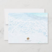 PixDezines Waterverf Shoreline Maid of Honor Kaart (Achterkant)