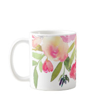 PixDezines Waterverf Spring, Peonies Boeket