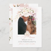 PixDezines Waterverf Stustroze rozen Hydrangea Save The Date