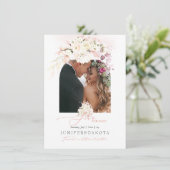 PixDezines Waterverf Stustroze rozen Hydrangea Save The Date