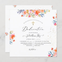 PixDezines Waterverf Summer Rozen Dedication Kaart