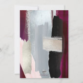 PixDezines Waterverf Swatches Dahlia Red Blush Kaart (Achterkant)