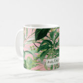 PixDezines Waterverf Tropische afbraak Koffiemok (Voorkant links)