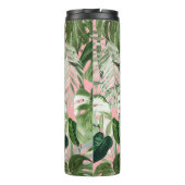 PixDezines Waterverf Tropische afbraak Thermosbeker (Achterkant)
