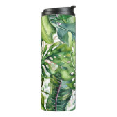 PixDezines Waterverf Tropische afbraak Thermosbeker (Gedraaid links)