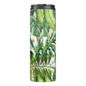 PixDezines Waterverf Tropische afbraak Thermosbeker (Achterkant)