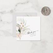 PixDezines Waterverf Tropische Oerwoud Nota Kaart Notitiekaartje (Voorkant / Achterkant in situ)