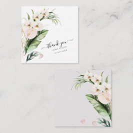 PixDezines Waterverf Tropische Oerwoud Nota Kaart Notitiekaartje