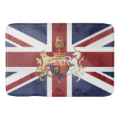 PIXDEZINES WATERVERF UNION JACK en INSIGNIA Badmat (Voorkant)