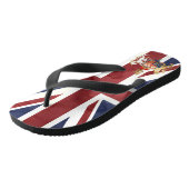 PIXDEZINES WATERVERF UNION JACK EN INSIGNIA TEENSLIPPERS (Schuin)
