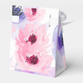 PixDezines Waterverf Water Rozen Paarse + roze Bedankdoosjes (Achterkant)