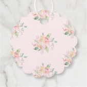 PixDezines Waterverf Zoet Baby shower Bedankjes Labels (Achterkant)