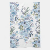PixDezines Waterverf Zomer Bloem Theedoek (Verticaal)