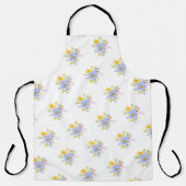 PixDezines Waterverf Zomer Bloemen Schort (Voorkant)