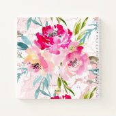 PIXDEZINES WATERVERF ZOMERBLOEMEN BABY 1E JAAR NOTITIEBOEK (Achterkant)