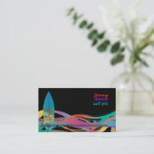 PixDezines Wave Crest Hawaï ♥♥♥♥♥ Visitekaartje (Staand voorkant)