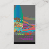 PixDezines Wave Crest Hawaï ♥♥♥♥♥ Visitekaartje (Achterkant)