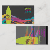 PixDezines Wave Crest Hawaii ♥♥♥♥♥ Visitekaartje (Voorkant / Achterkant)