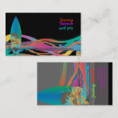 PixDezines Wave Crest Hawaii ♥♥♥♥♥ Visitekaartje (Voorkant / Achterkant)