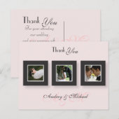 PixDezines Wedding Dank u foto's/DIY kleur Briefkaart (Voorkant / Achterkant)